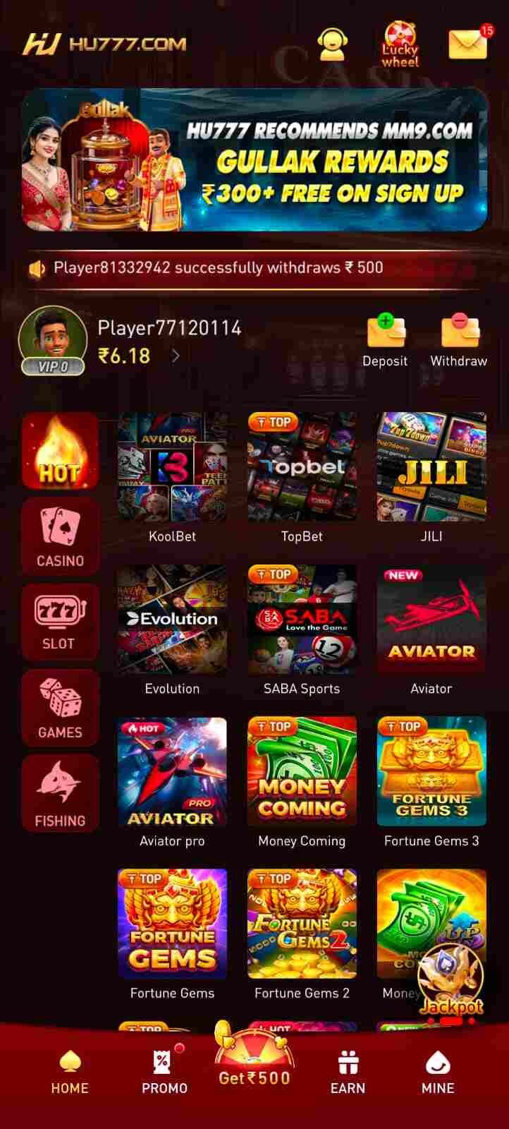 HU777 Game APK download latest version for Android mobile users